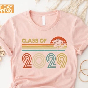 Class of 2029 Shirt, Future Class Graduation Gift, Growing Up Shirt, School Shirt, Graduation Shirt for Student, Class of Vintage Shirt Gift