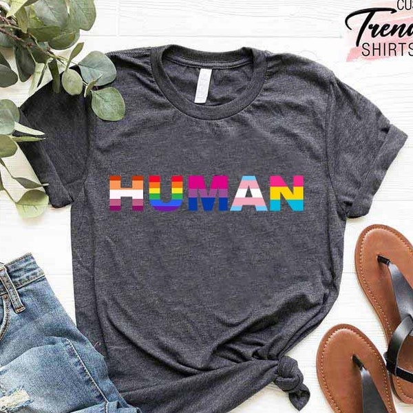 Human Rights Shirt, Equality T-shirt, LGBTQ Tees, Anti-Racism Shirt, Equal Rights Shirt, Gay Pride Outfit, Civil Rights Shirt, BLM Tee Gift