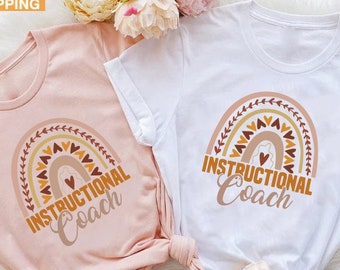Instructional Coach Shirts for Women, Coach Gift, Educational Coach Shirt, Educational Assistant Gift, Coach Shirt for Women, Gift for Coach