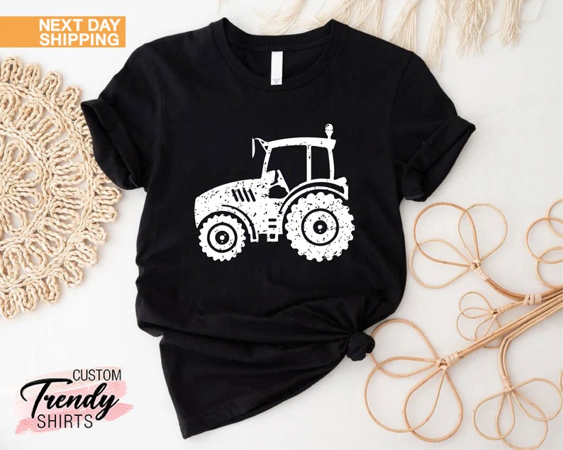 Tractor Shirt, Gift for Farmer, Farmer Shirt for Men, Mens Farming Shirt, Tractor Lover Gift, Tractor Gifts, Farming Shirts, Farm Family Tee image 7