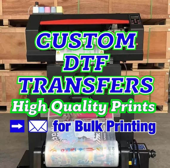 DTF Print and T-shirt Heat Transfer Printing