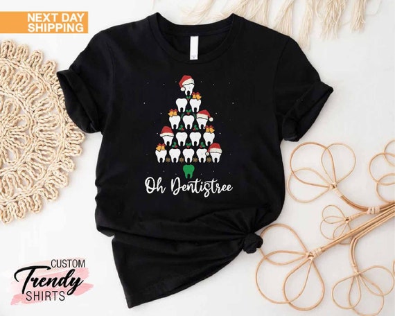 Funny Dentist Christmas Tree Dentistree Gift For Dentist T-Shirt Funny Dentist Christmas Tree Dentistree Gift For Dentist T-Shirt