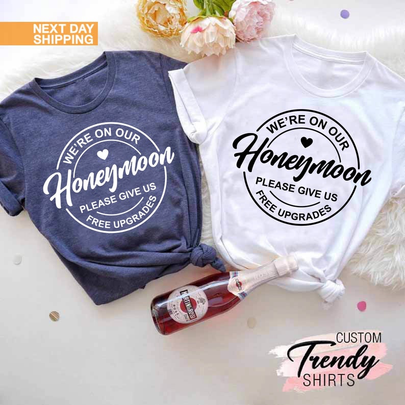Funny Honeymoon Shirts Married Couple Shirts Honeymoon Etsy