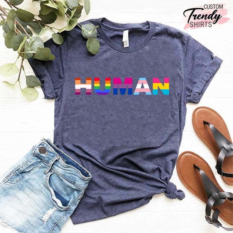 Human Rights Shirt, Equality Shirt, LGBTQ T-shirt, Pride Shirt, LGBTQ Pride Shirt, Human Rights Awareness Shirt, Civil Rights Shirt, Human T 