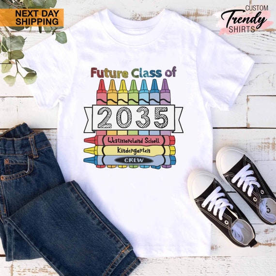 Personalized Class of 2035 Shirt Future Graduation Gift - Etsy