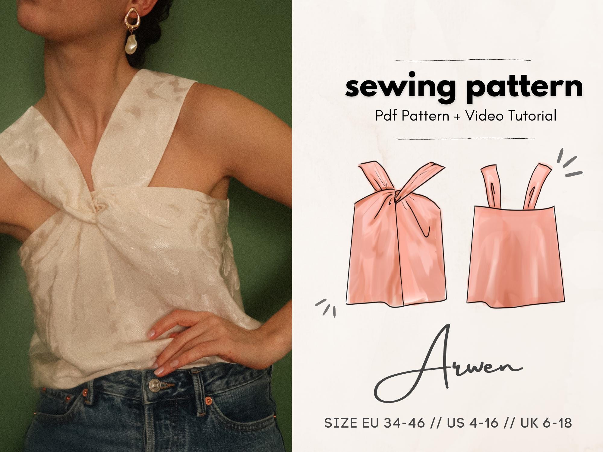 Top Halter Alythea En Coton/soie Gris, Coupe Balloon Flared - Taille S, Neuf Sans étiquette