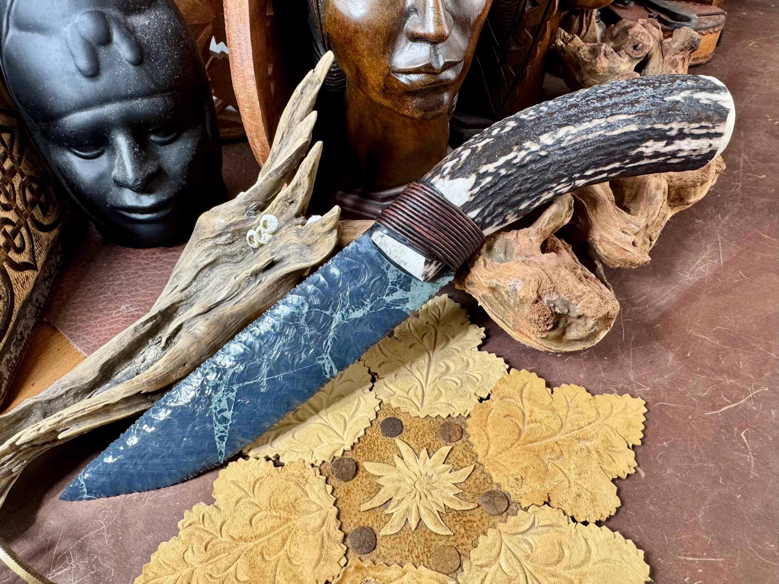 新品商品♪ Deer Antler 食器用取っ手 銀器 2個セット 6個 2492 Antler Cutlery - Etsy