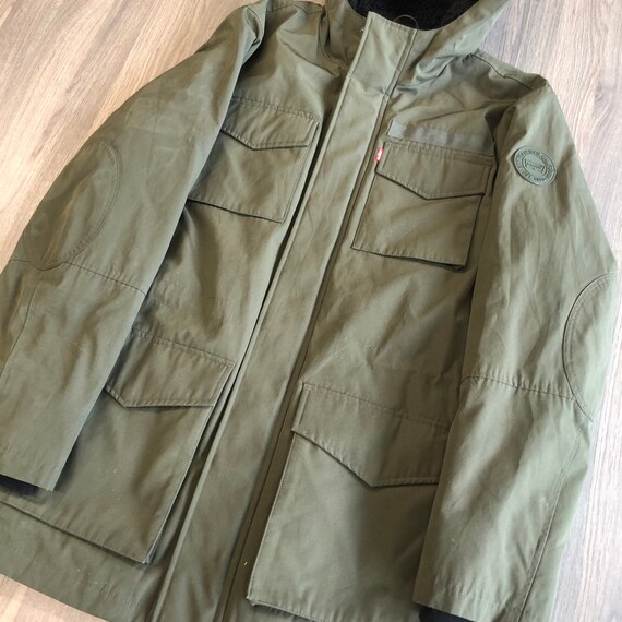 Vintage Military Green Levis Jacket 