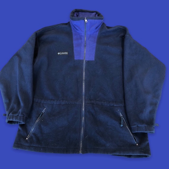 Vintage Columbia Zip up Fleece/ Outdoor Style/ Fleece Etsy