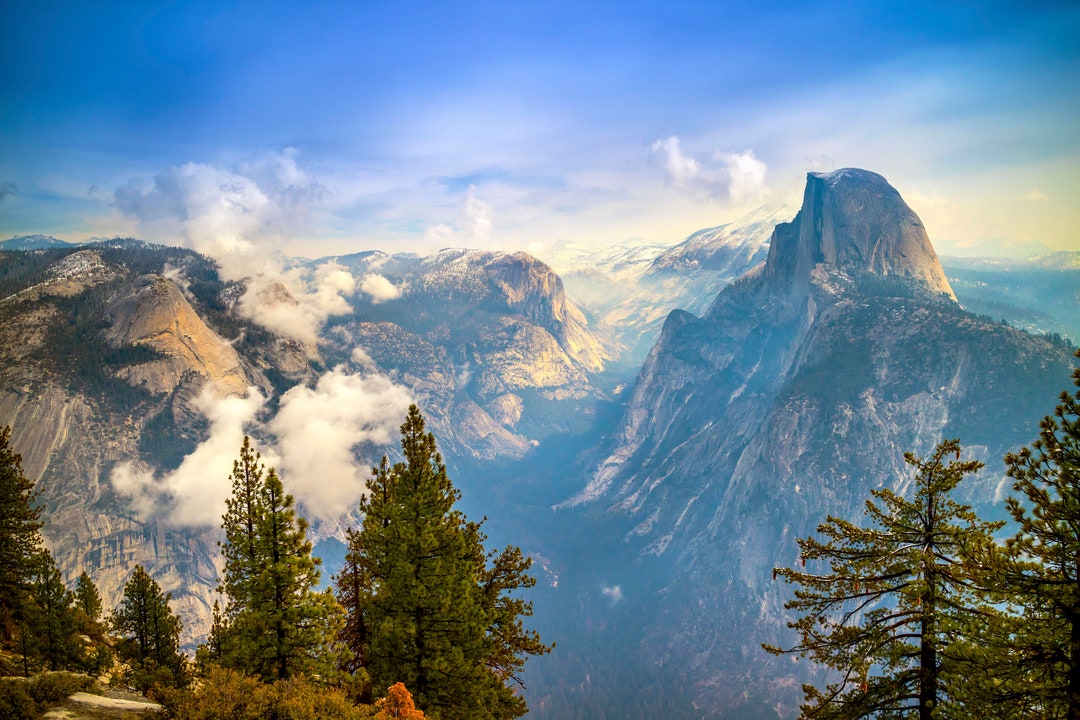 Heights of Wonder: Half Dome Yosemite National Park Photography Metal