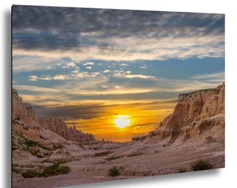 Badlands National Park Sunset South Dakota Landscape Photography Wall Art