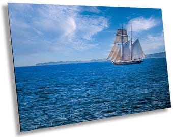 Cape Cod Sailboat Seascape: Martha's Vineyard Print Wall Art
