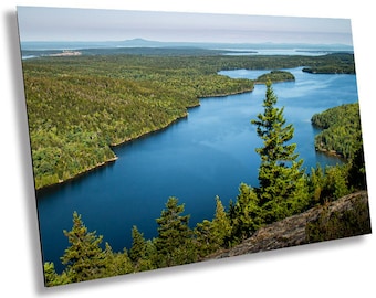 Acadia National Park Print: Echo Lake Serenity, Maine Wall Art