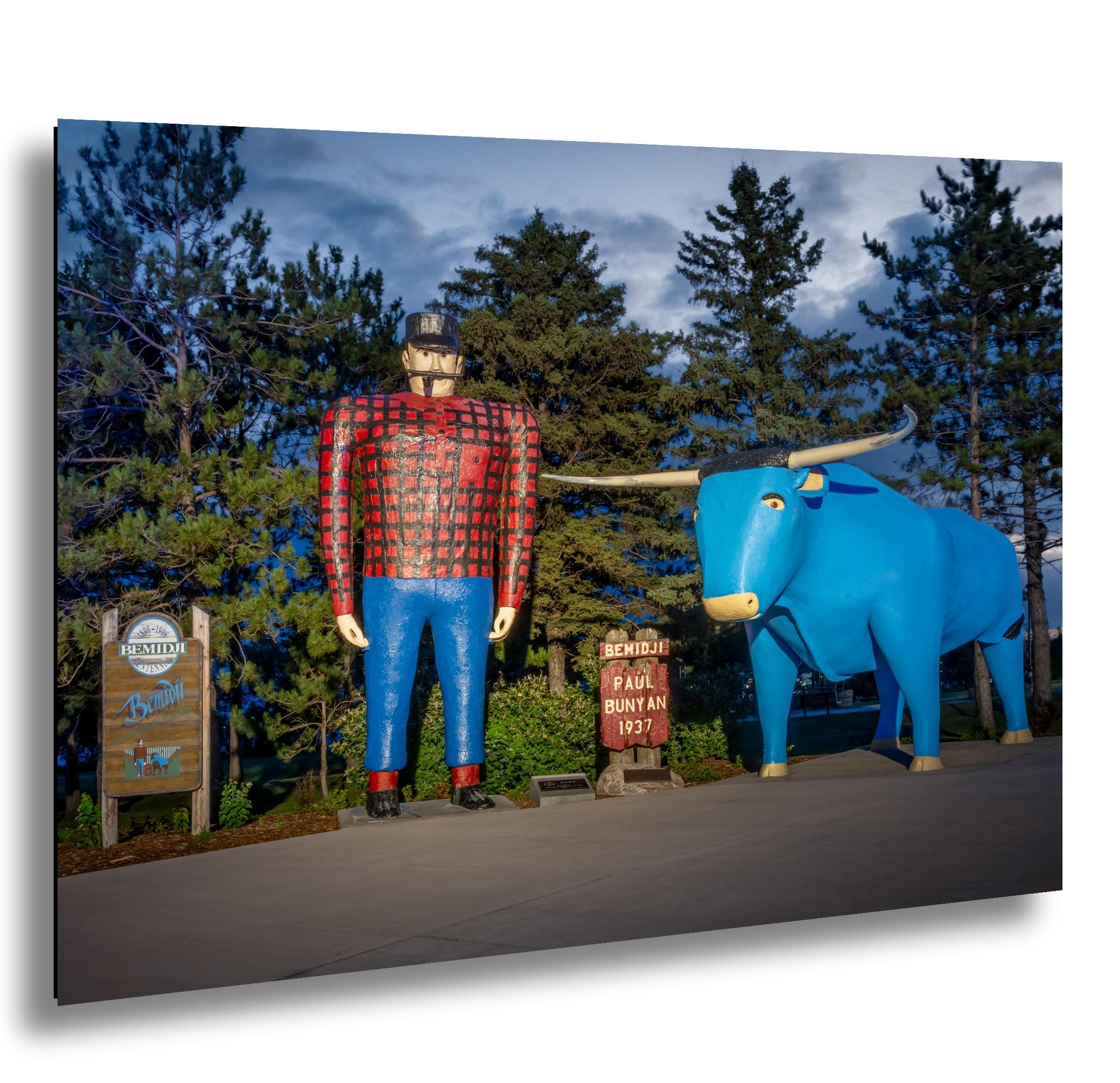 Paul Bunyan and Babe #2 Paul Bunyan and Babe the blue ox a