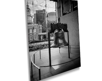 Liberty Bell Black and White Photography Print: Philadelphia Wall Art