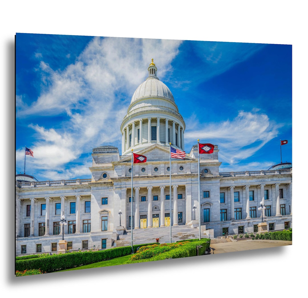 Domed Arkansas State Capitol Building Little Rock Photography Wall Art ...