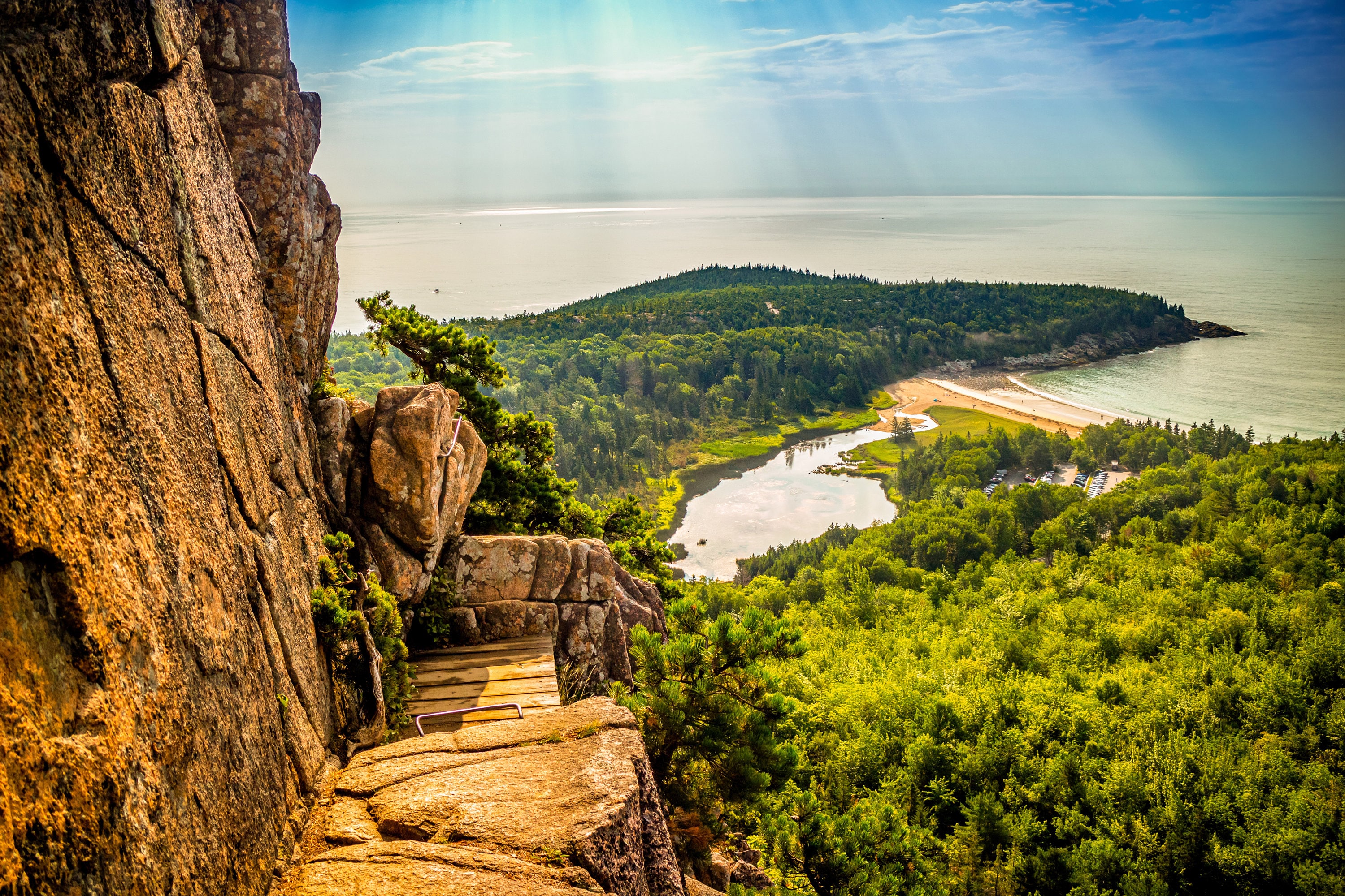Trailblazing Adventure: Beehive Trail Photography Acadia National Park ...