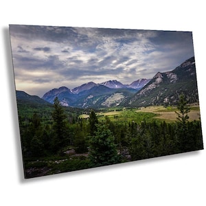 Into the Highlands: A View of Rocky Mountain Colorado Print Wall Art Photography Home Decor Aluminum/Acrylic/Metal/Canvas
