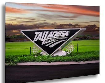 Talladega Superspeedway Sign Alabama Motorsport Landmark Photography Wall Art