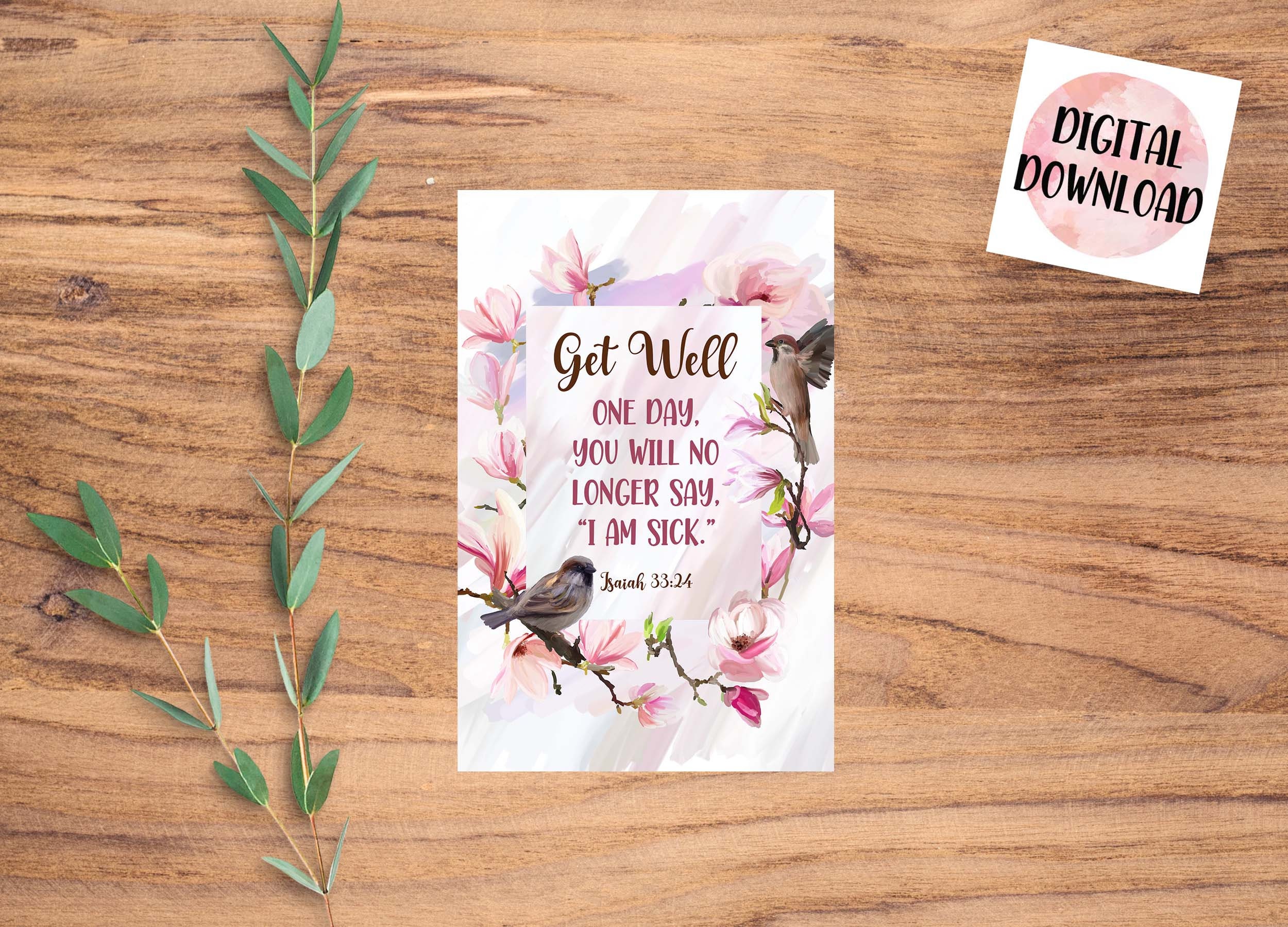 Get Well Encouragement Card Digital Download JW Gifts JW Greeting Cards ...