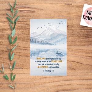Pioneer School Instructor Thank You Card - Appreciation Card - Digital Download - JW Gifts - JW Greeting Cards