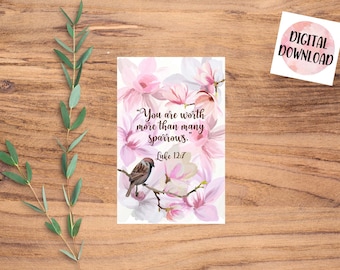 Friend Encouragement Card - You Are Loved - Digital Download - JW Gifts - JW Greeting Cards