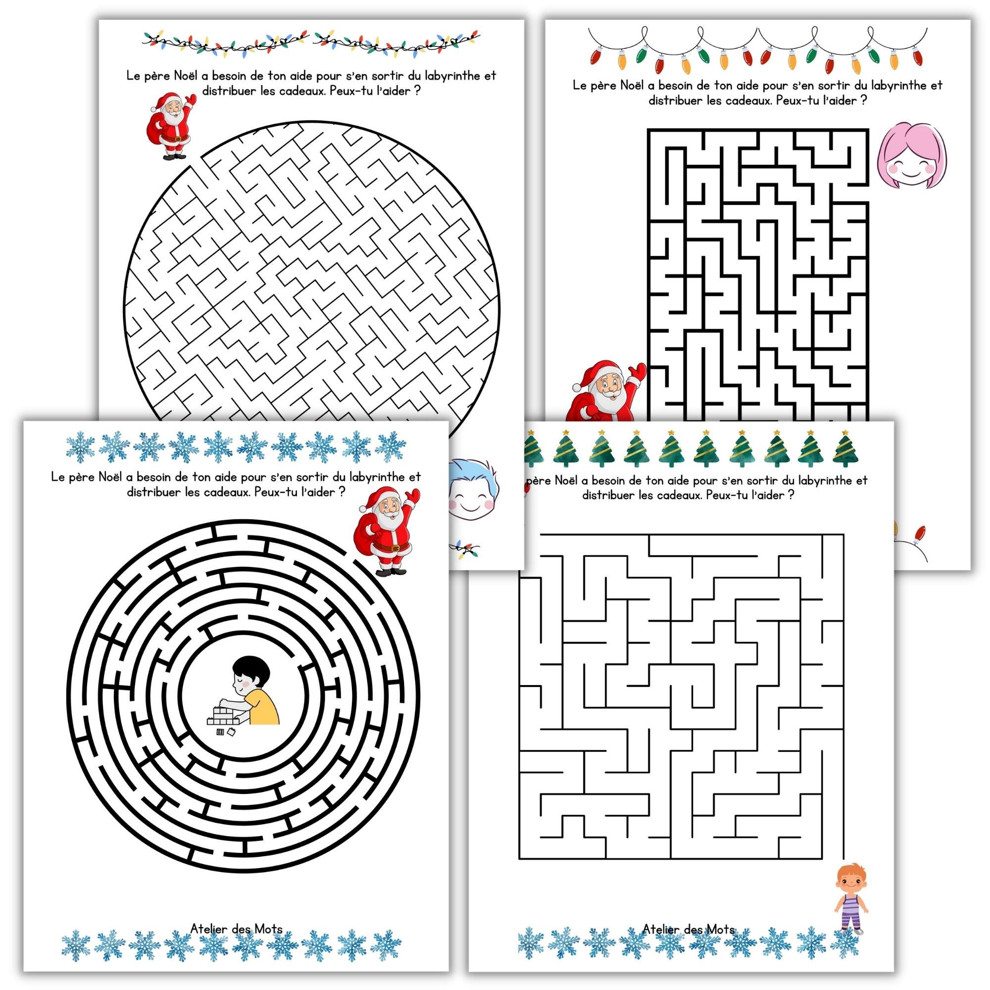 Mazes for Kids, Printable Maze Activities for Kids Ages 4 8 Easy to ...