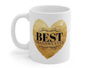 Taza "La mejor abuela del mundo" de 11 oz