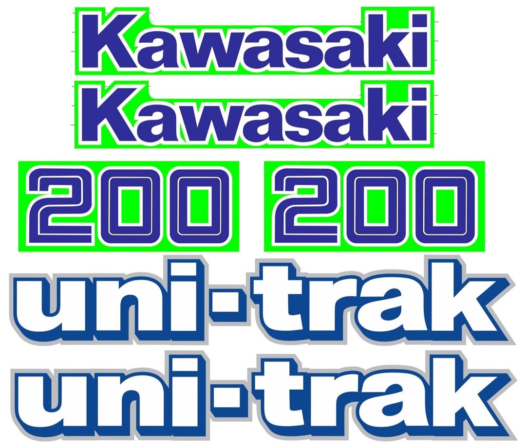 Old School Decals for Kawasaki KDX 200 KDX200 1986 Graphics Etsy Old School Decals for Kawasaki KDX 200 KDX200 1986 Graphics Etsy