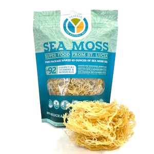 Organic Sea Moss | 100% Wildcrafted, Raw, Sundried | for Seamoss Gel | Vitamins and Minerals Supplement for Immunity, Metabolism, Digestion