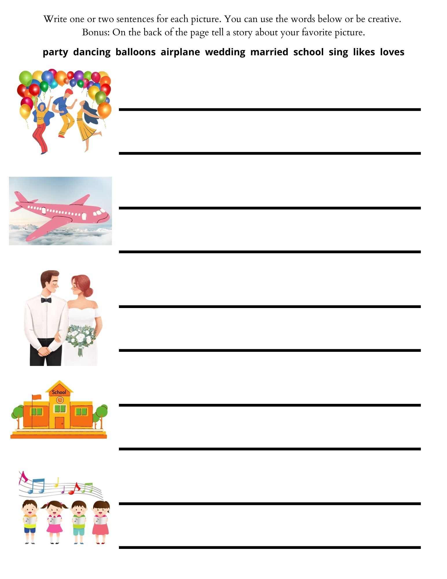 Creative Sentence Writing Picture Prompts-1st Through 3rd Grade-writing ...