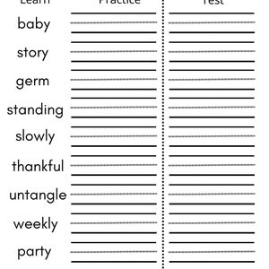 8 Printable Second Grade Writing - Spelling Worksheets - Spelling Test ...