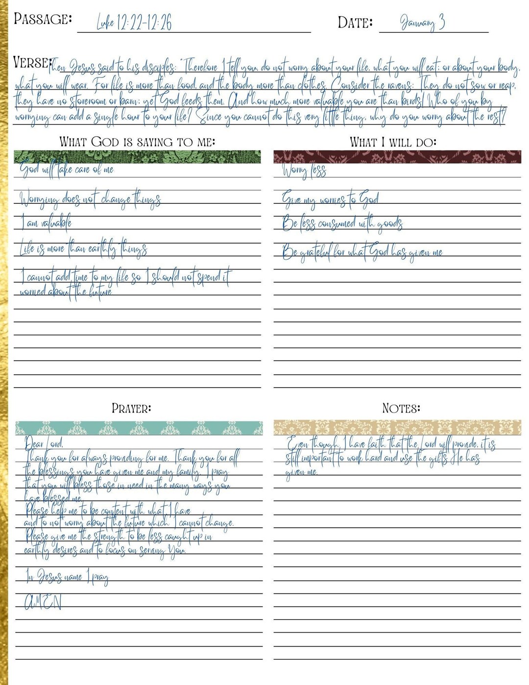 Bible Study Worksheets-bible Study Template-sermon - Etsy