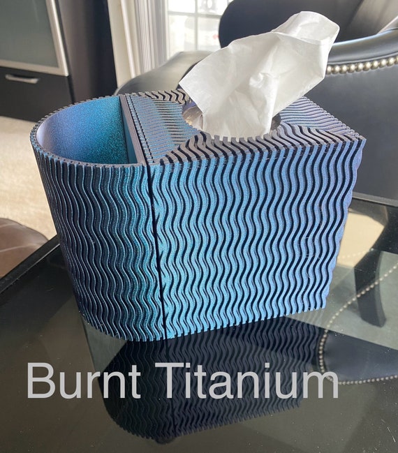 Tissue Box Cover With Detachable Side Waste Can - Etsy