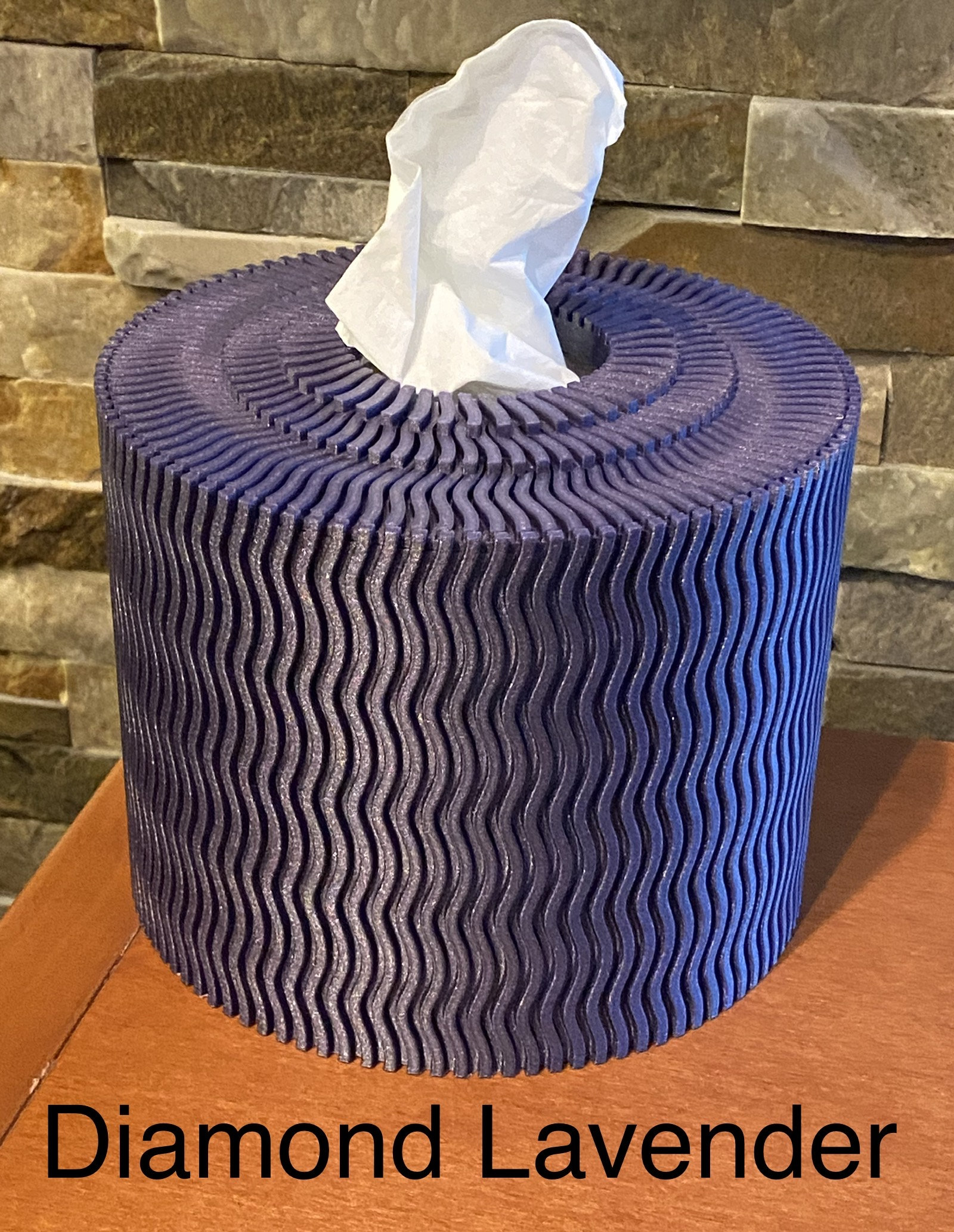 woven tissue holder] handmade cotton I with a roll of paper towels