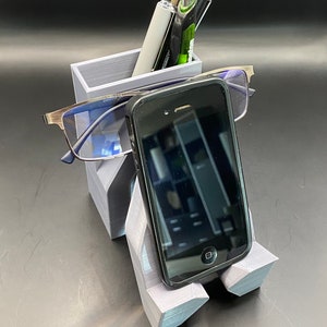 3 in 1 - Phone stand, eyeglasses holder, and pen holder. Gen2 Design