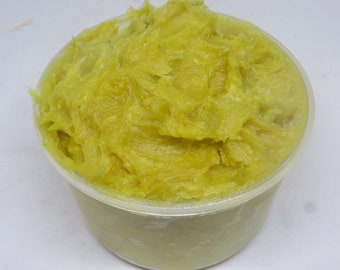 Yellow Shea Butter. Borututu Shea, Pure Shea Butter, Hair Face Eczema Moisturiser Produced in Ghana