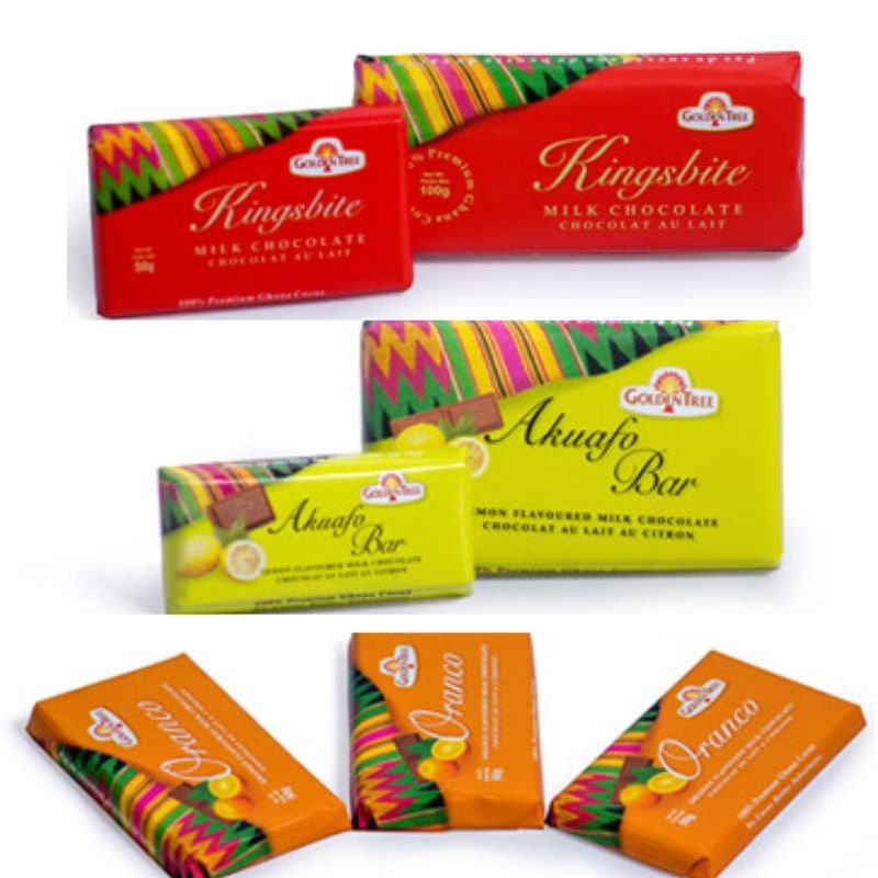 Golden Tree Milk Choclate, Kingsbite, Oranco Milk Chocolate, Ghanaian