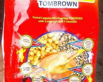 Maisoy Forte Tombrown, Tombrown 400g, Tombrown Porridge, Organic Tombrown, Product Of Ghana