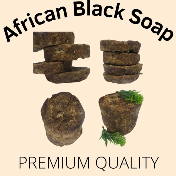 Raw Ghanaian Black Soap, Pure Natural Organic Unrefined African Black Soap Handmade In Ghana