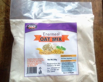 Oat Mix, Oats Cereal Mix 350g, Oats With Wheat Soya Beans, Organic Oats Mix, Made in Ghana