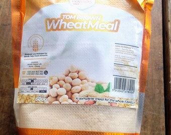 Tombrown Wheatmeal, Tombrown Wheatmeal 600g, Wheatmeal Porridge, Tombrown Porridge, Organic Tombrown, Product Of Ghana