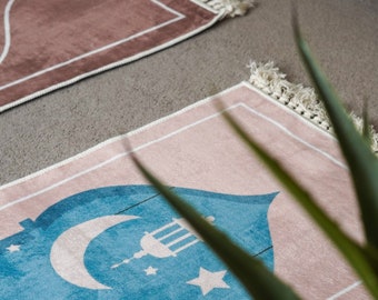 Personalised Prayer Mat, Salah Mat, Musallah, Islamic Gift, Muslim Gift, Personalised gift, Ramadan, Eid