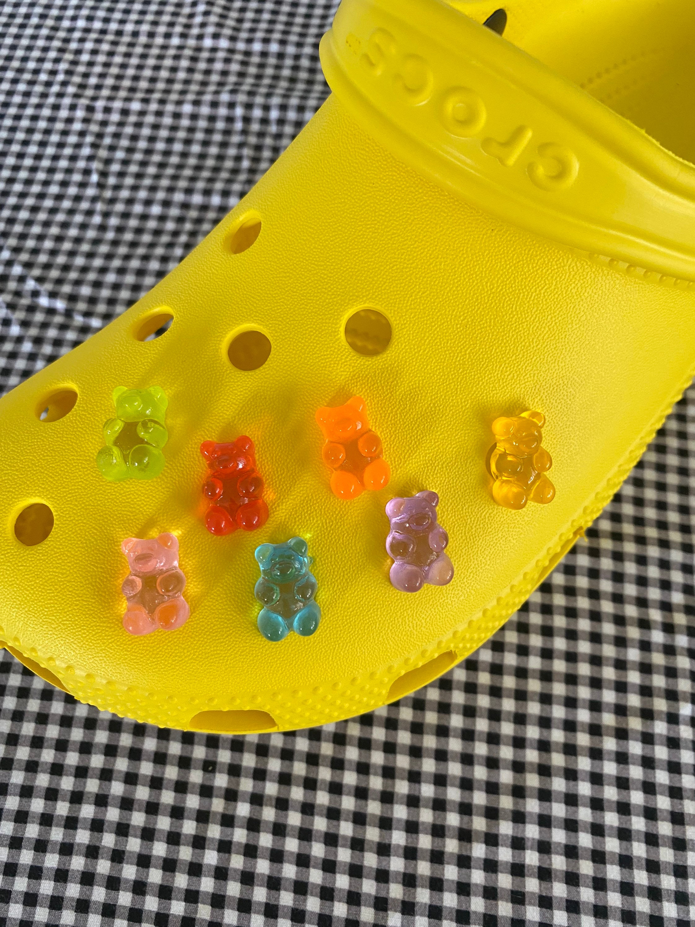 Croc Shoe Charms Clear Gummy Bears 