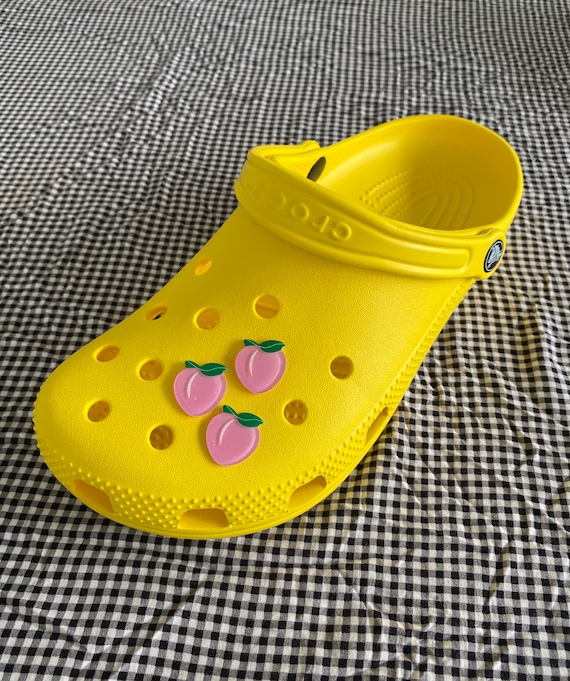 Peach croc charm new arrivals