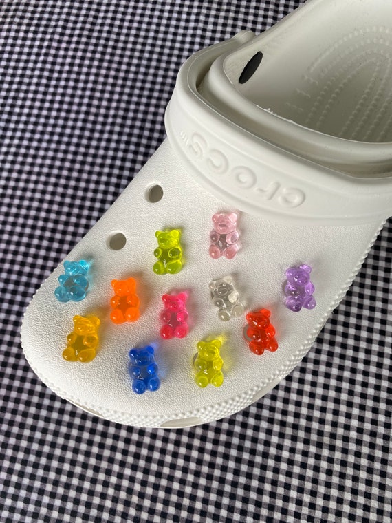 Croc Shoe Charms Clear Gummy Bears 