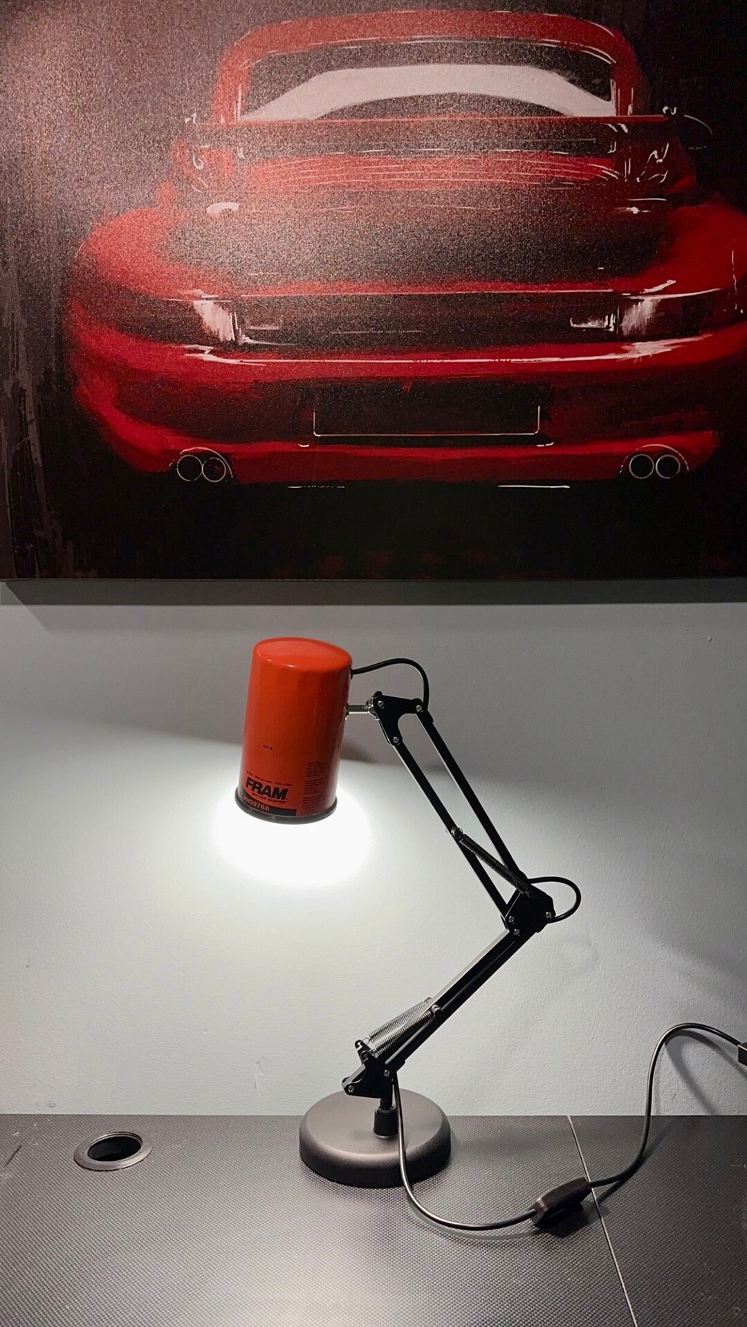 Oil Filter Lamp Desktop Lamp Etsy