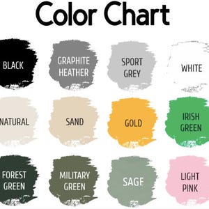 Peut inclure: Nuancier de couleurs avec 12 &eacute;chantillons de couleurs diff&eacute;rents. Les couleurs sont : noir, gris chin&eacute; graphite, gris sport, blanc, naturel, sable, or, vert irlandais, vert for&ecirc;t, vert militaire, sauge et rose clair.