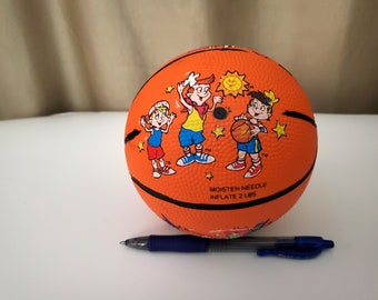 Kellogg child size basketball with various cereal characters, collectable