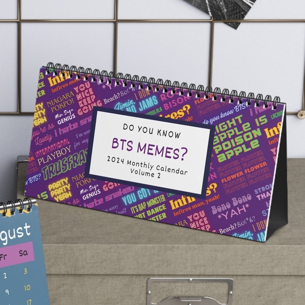 Bts Calendar Etsy